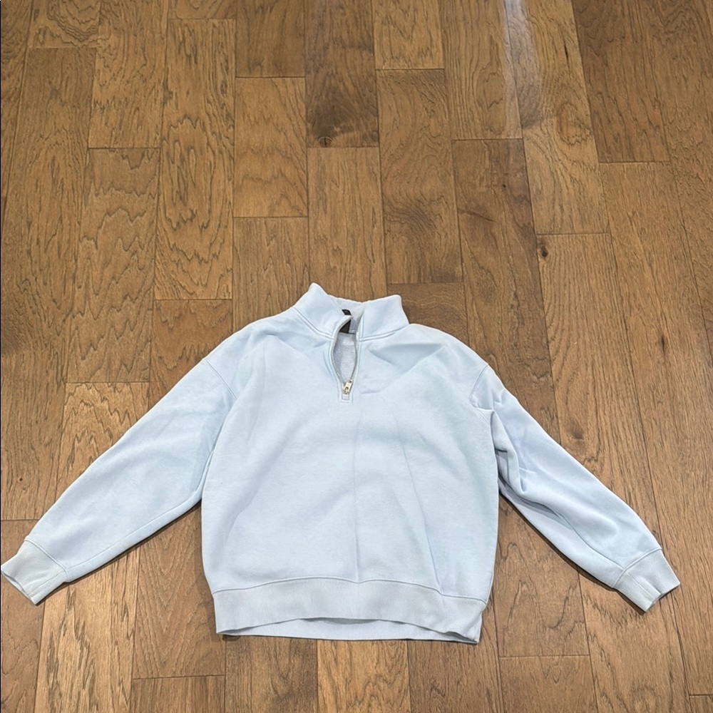 H&M Blue Cowl Neck Sweater with Soft Material
